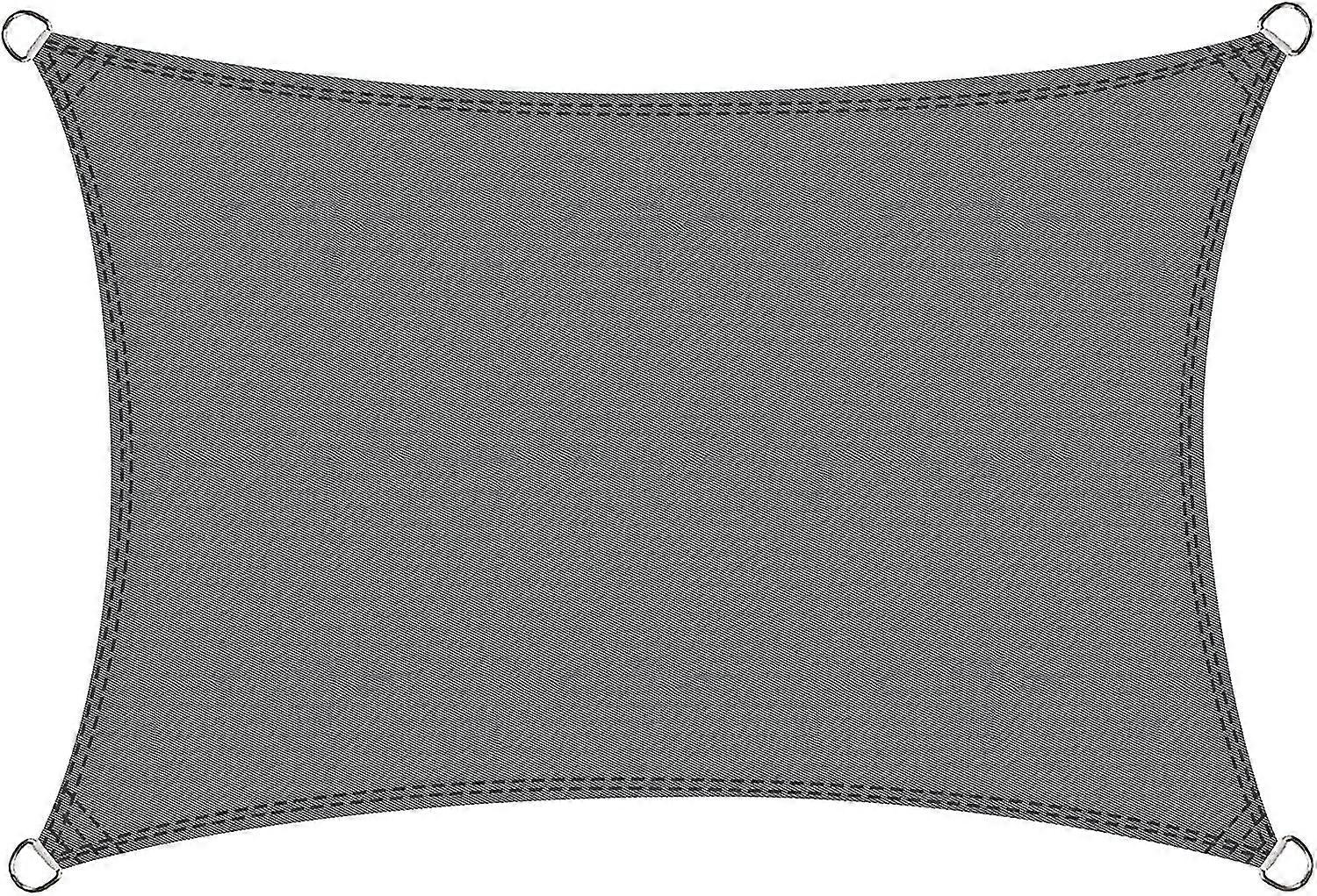 Rectangular Waterproof Shade Sail 3 X 4 Meters Suitable For Gardens And Terraces, Color Gray best gift