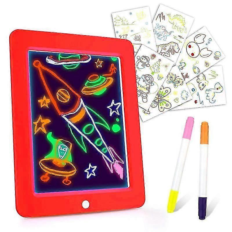 3D LED Luminous Magic Drawing Pad Toys