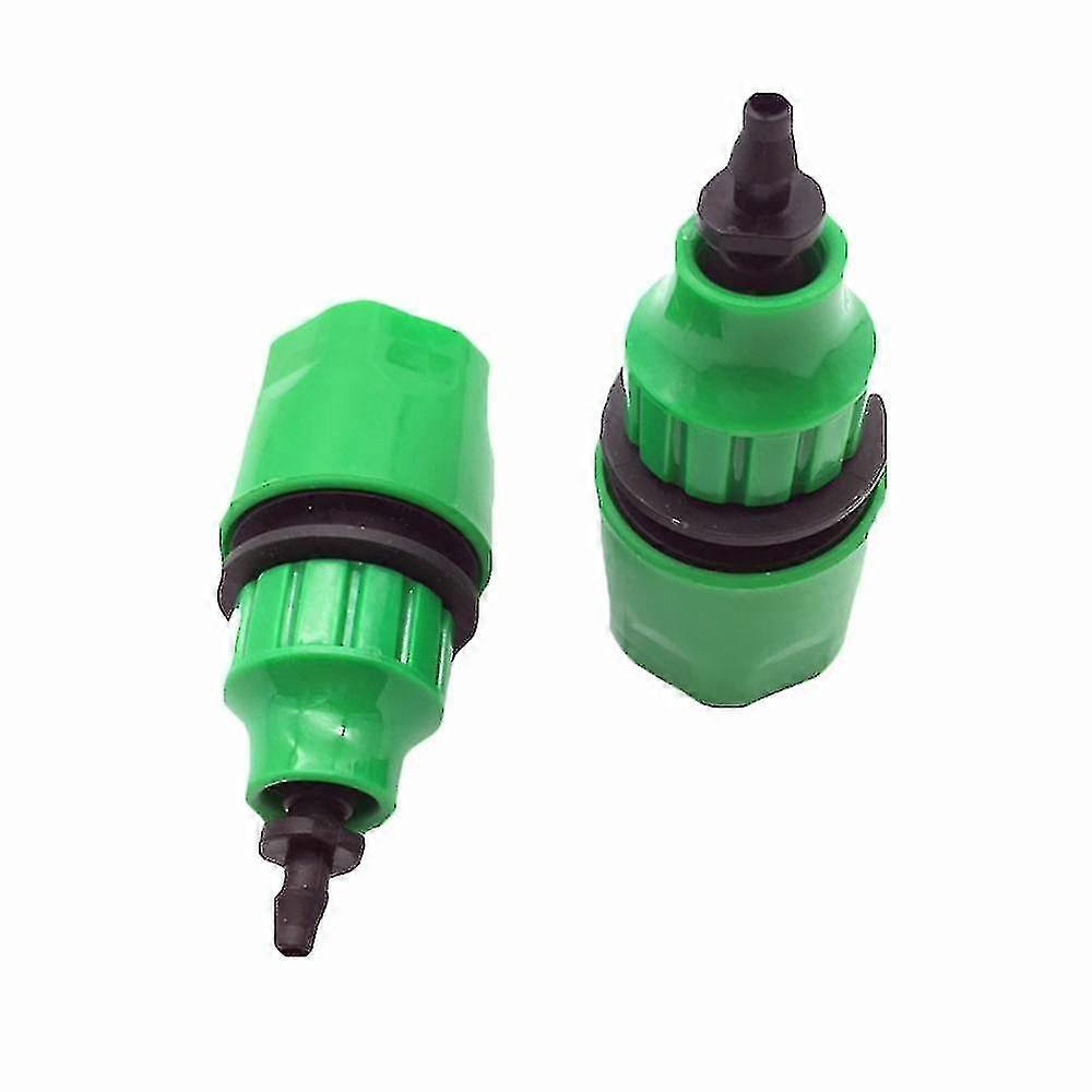 50 Pcs 1/2'garden Hose Quick Coupling Connector Assembly With 1/4'barbed Connector Garden Irrigation Drip Irrigation Watering