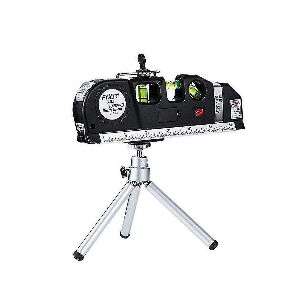 3-in-1 Multifunctional Household Level Laser-line Measuring Tape + Bracket