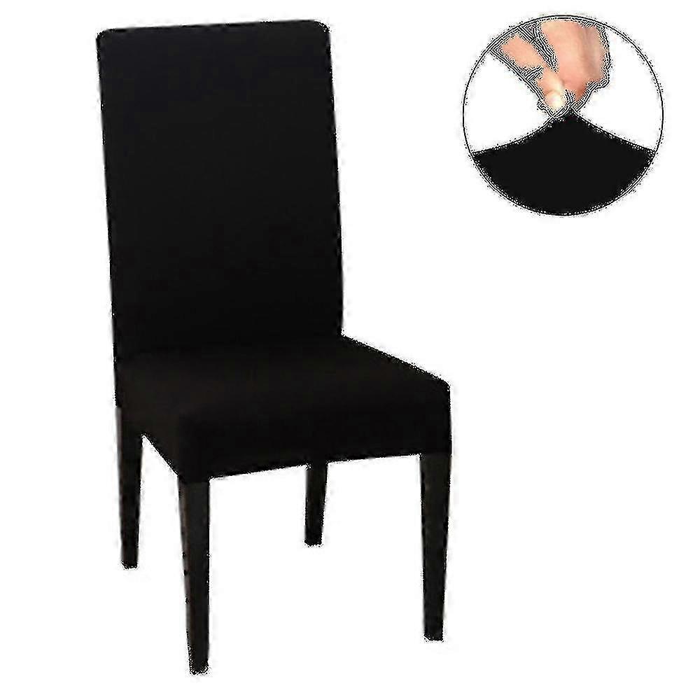 4 Pack Dining Chair Slipcovers Stretch Removable Washable