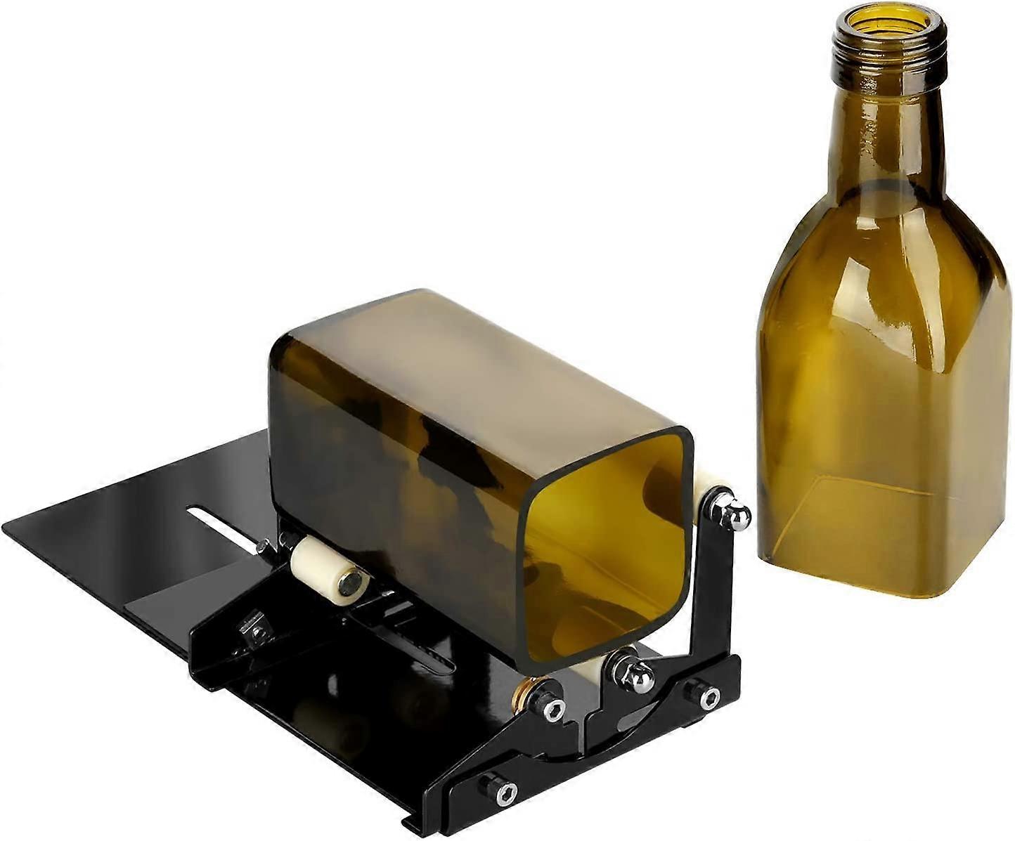 Glass Bottle Cutter, Square & Round Bottle Cutting Machine, Wine Bottles Cutter Tool with Accessories Tool Kit