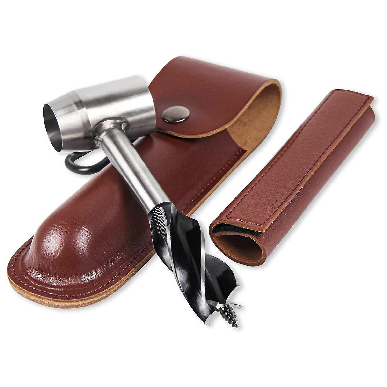 Kaesi Sharp Wood Drill Lightweight Impact Resistant Metal Wood Auger for Camping
