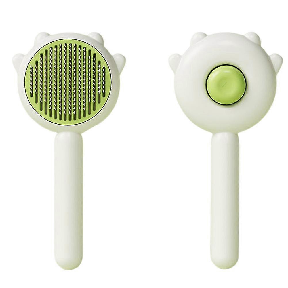 Cat Dog Shedding Comb Dog Cat Self-cleaning Comb For Pet Rabbits