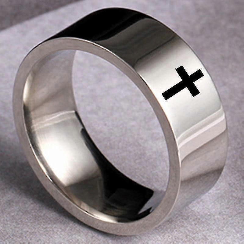 Cross Ring Christian Jesus Christ Lord Prayer_s