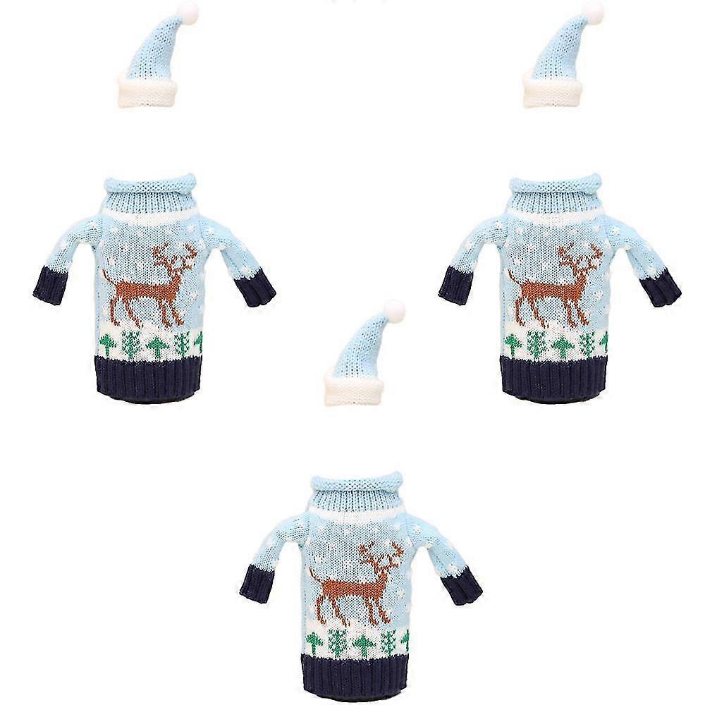 Julvinflaskans omslag, semestervinflaskans tröja