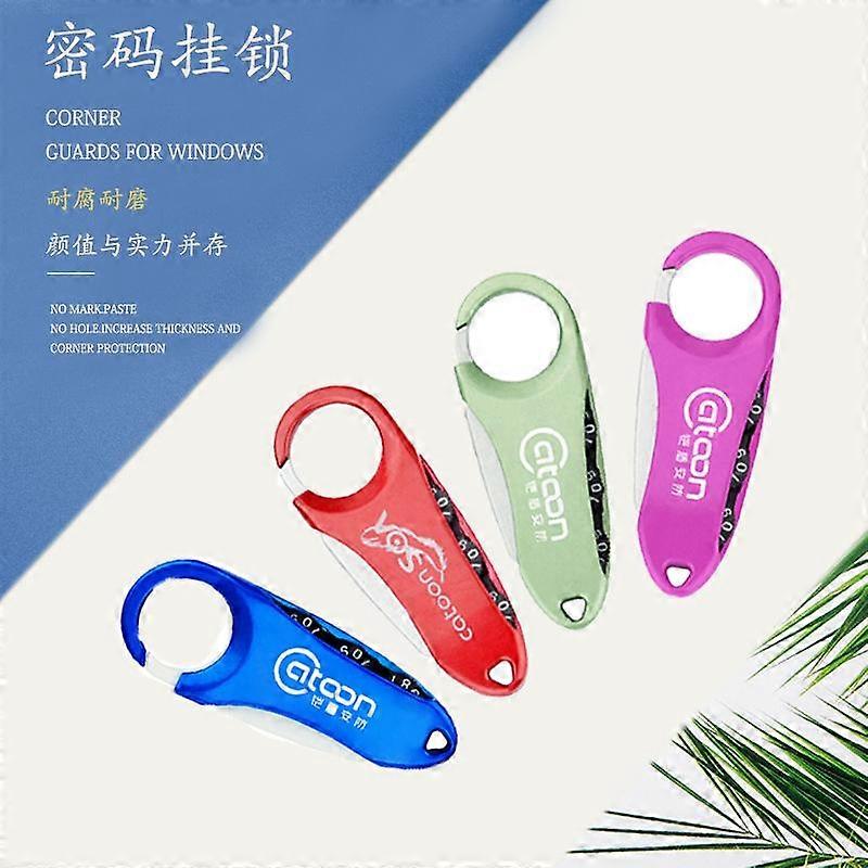 Compact and Convenient Password Padlock Small Suitcase Lock Three Password Fitness Storage Dormitory Suitcase Pull Rod Padlock