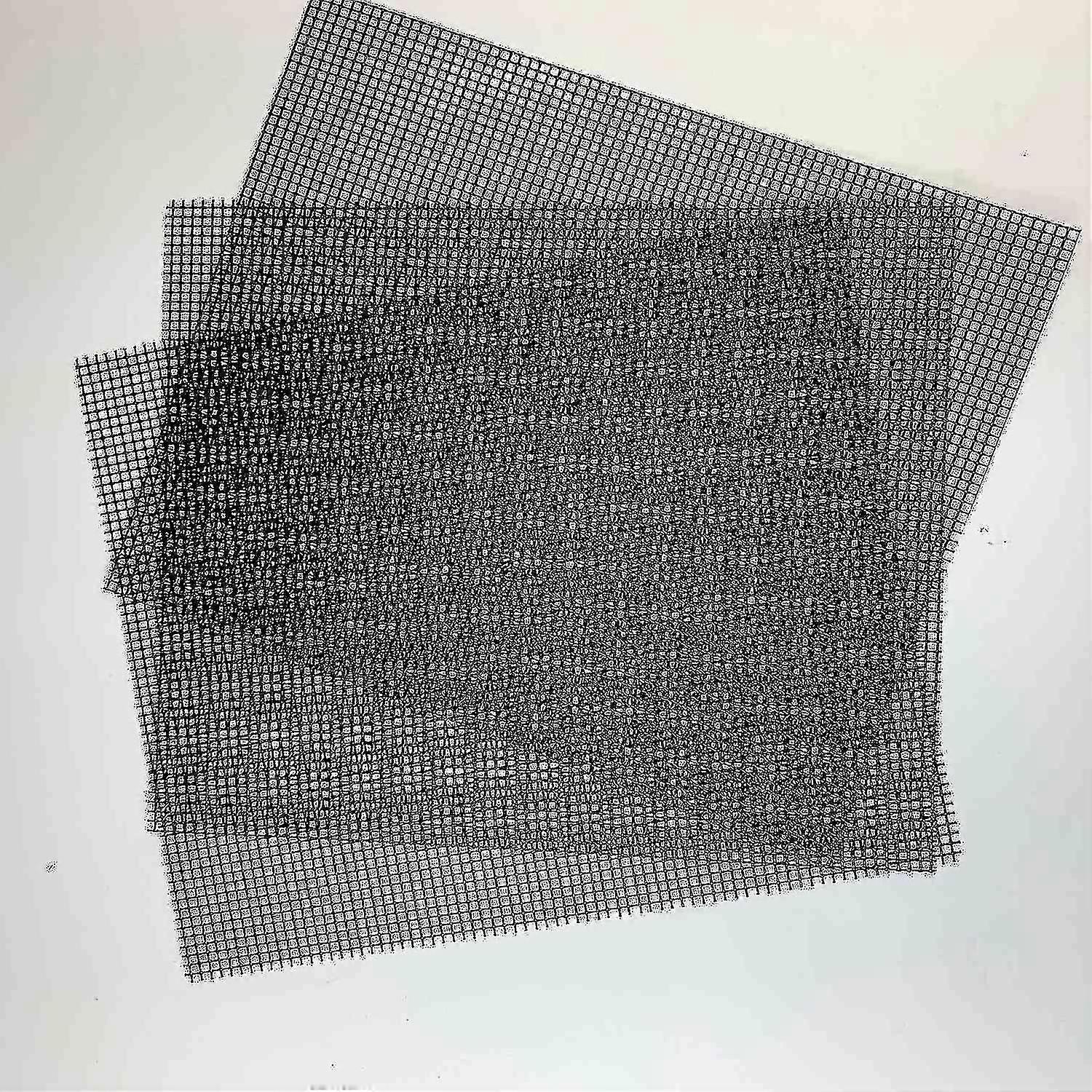 6 قطع شبكة شواء، حصير خبز غير لاصق قابل لإعادة الاستخدام حصير شواء لشواء اللحوم والخضروات، 40 ×