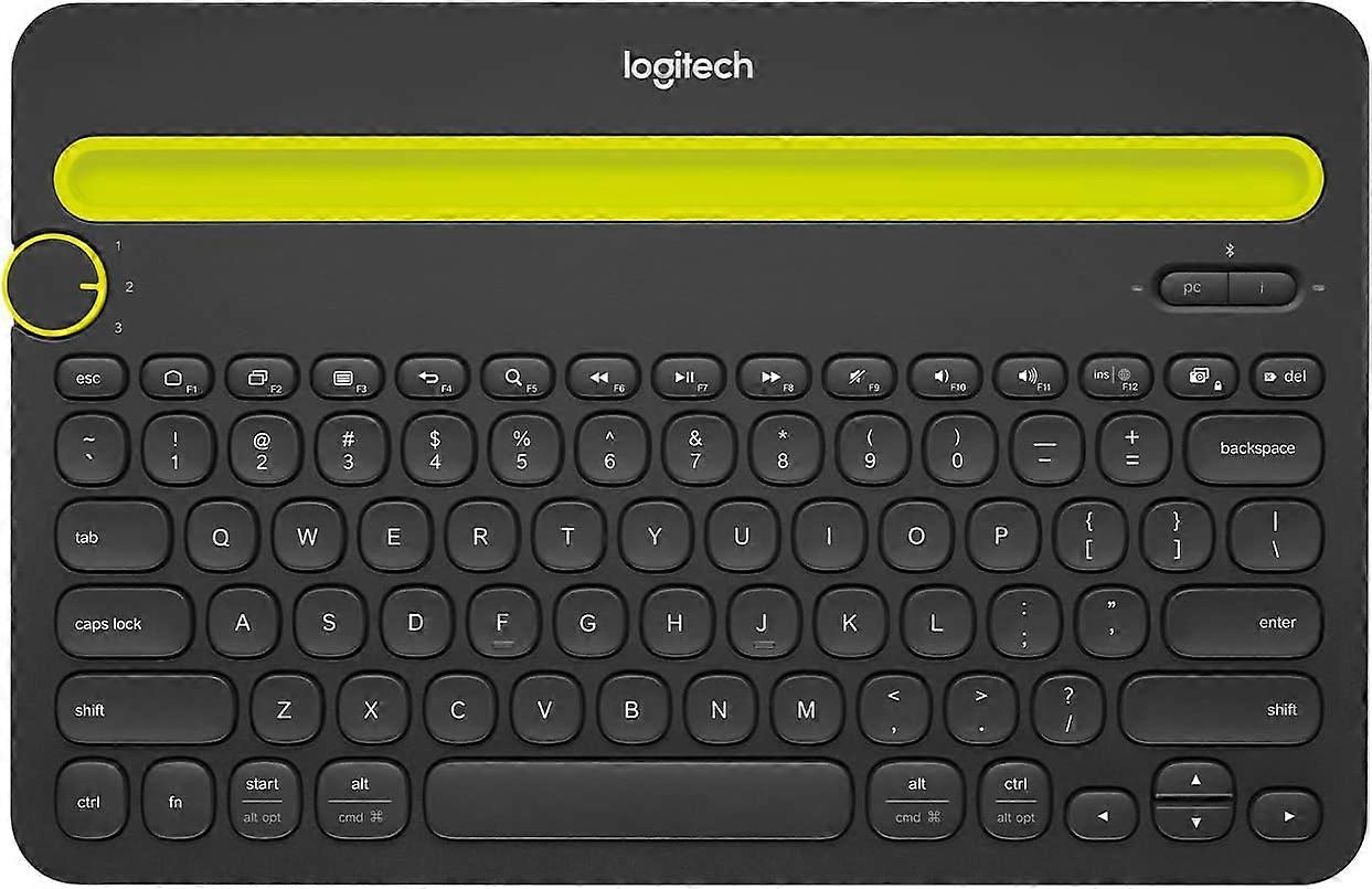 K480 Wireless Multi-Device Keyboard For Windows, Macos, Ipados, Android Or Chrome Os, Bluetooth, Compact, Compatible With Pc, Mac, Laptop, Smartphone,