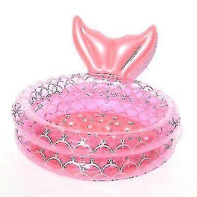 Children's Pink Inflatable Swimming Pool