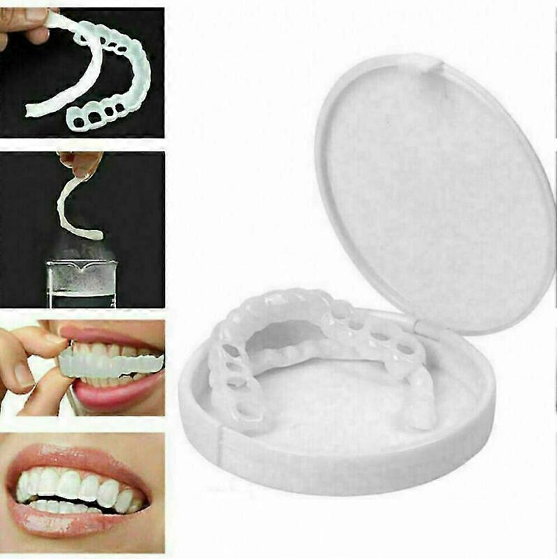 Snap On Bottom/Upper Lower False Teeth Dental Veneers Dentures Fake Tooth Nice
