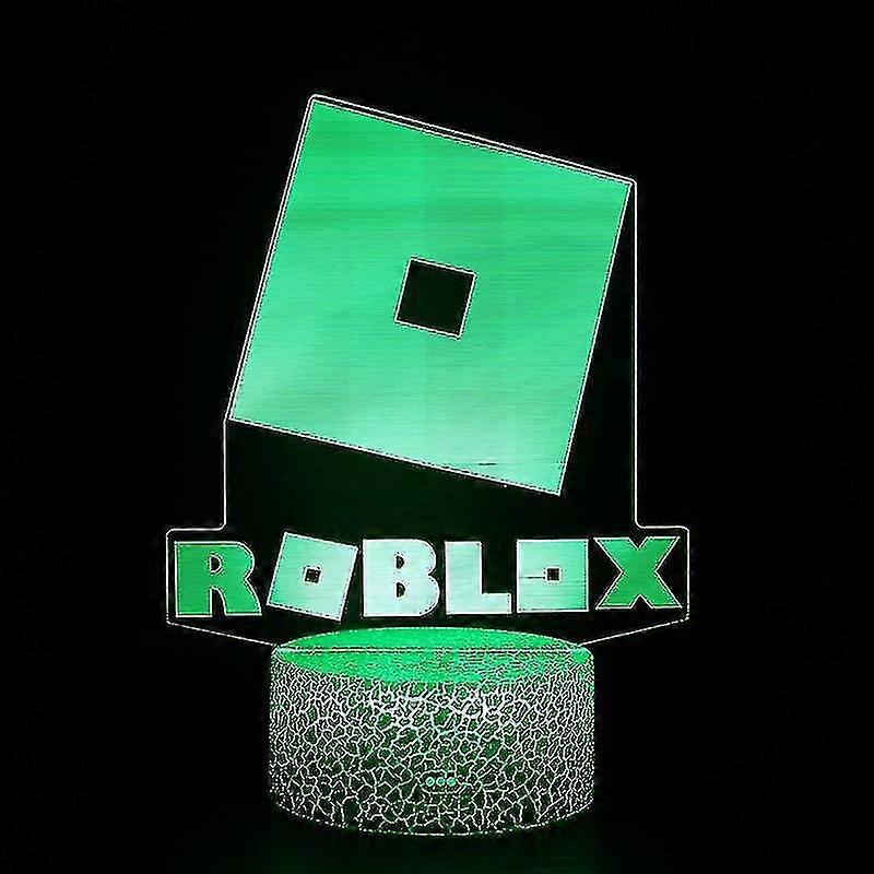Roblox 3D مصباح ليلي إكس بوكس لعبة أنيمي شخصية روبوت ألعاب أدى التحكم عن بعد Rgb عطلة الإضاءة للأطفال الأولاد هدايا 2021