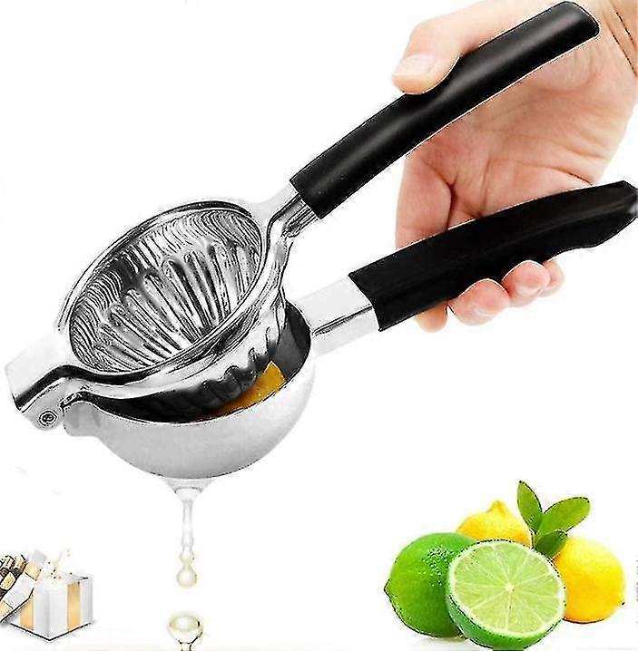 Lemon Squeezer Nerezová ocel - Ruční odšťavňovač Lis Citrus Squeezer se silikonem