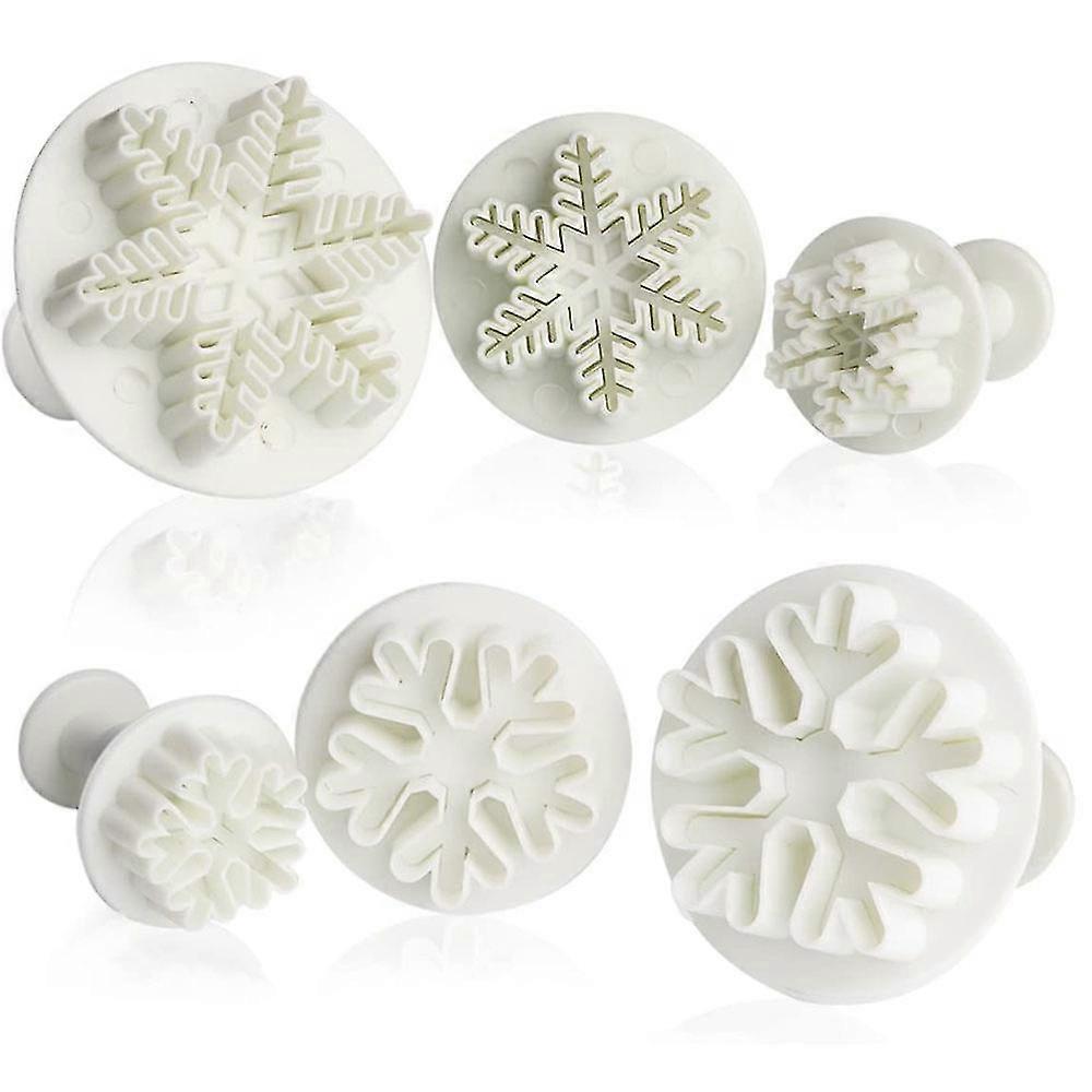 6 PCS Catssea Cookie Neige Biscuits Cutting Warrite