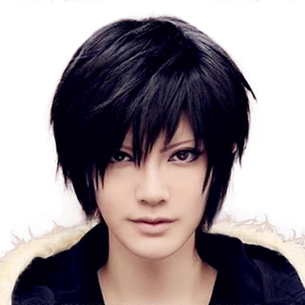 Men Wig Black Short Cosplay