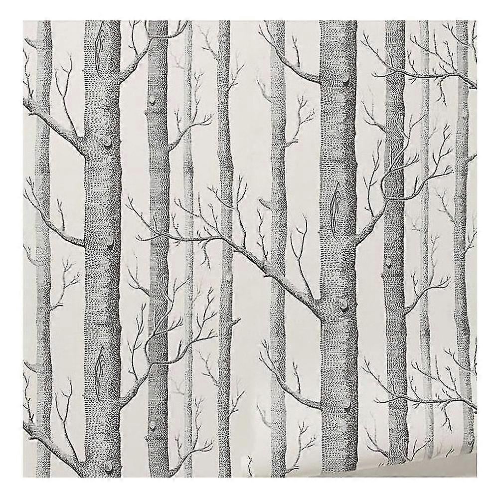 0.53x10m白樺の木の壁紙モダンな装飾壁紙壁紙ロールフォレストウッド壁紙寝室の生活