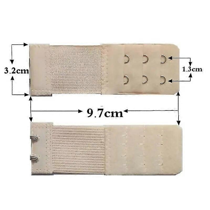 1pc BH Extenders stroppforlengelse for kvinners elastiske BH forlengelse stropp kroklips