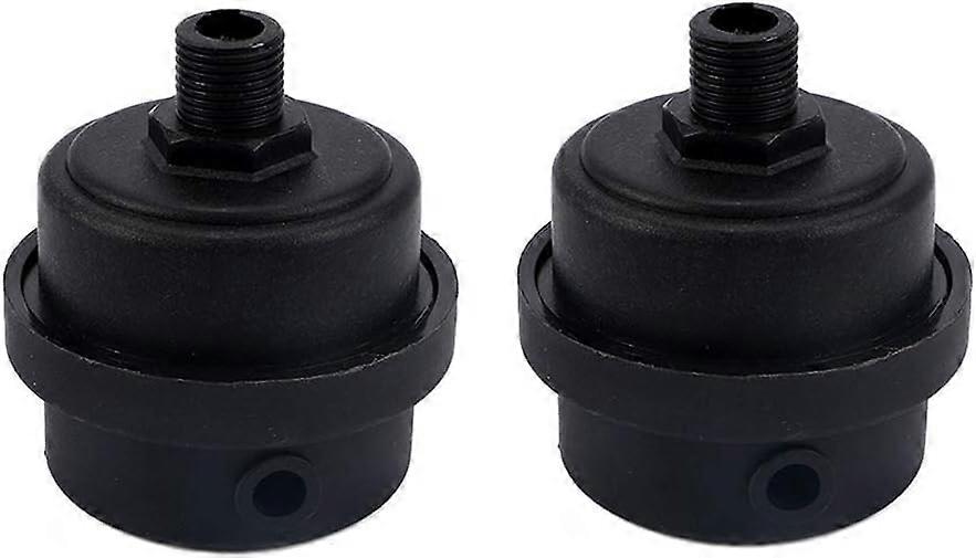 2pcs Plastic Air Compressor Silencer Filter with 1/4" PT 12.7mm Filter Element