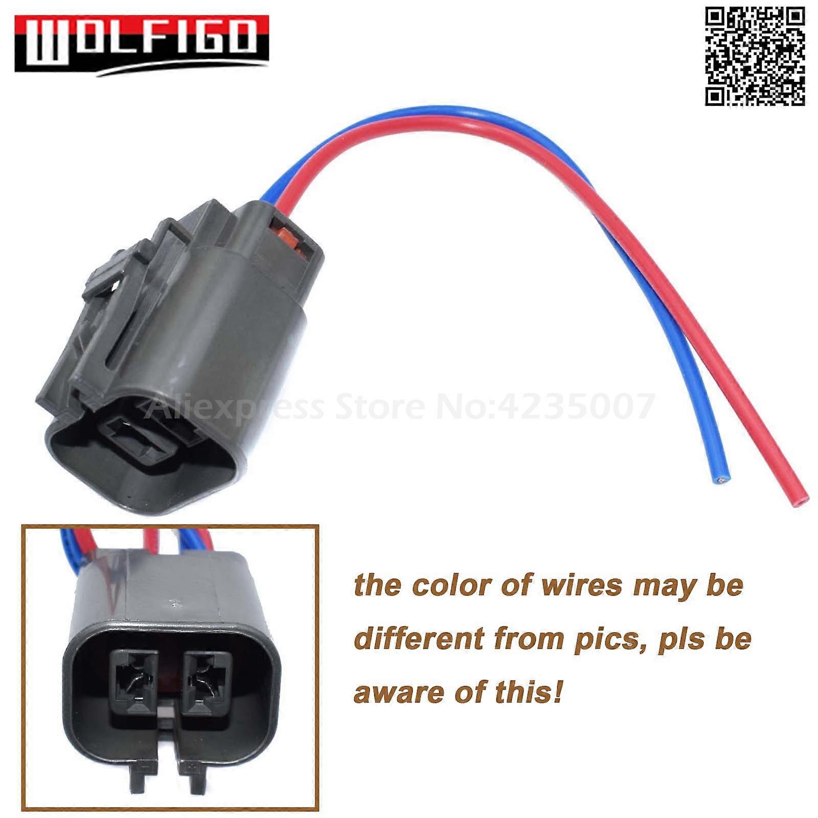 1PC / 10 PCS Alternator Plug Harness 2 Way Pigtail Connector For Nissan D21 Pickup 2.4L AL2363X,23100-0S300,LR160727 New