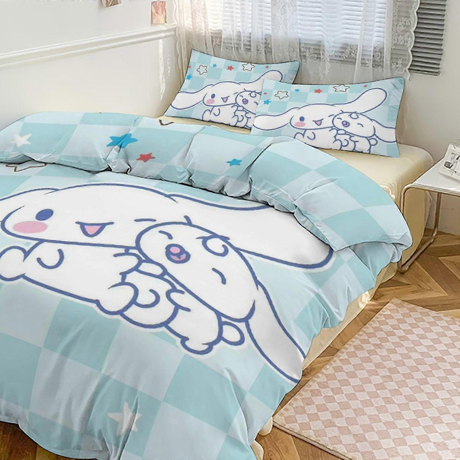 Bedding set JP492 Cute Cinnamoroll Cartoon Duvet Cover Set Bedding