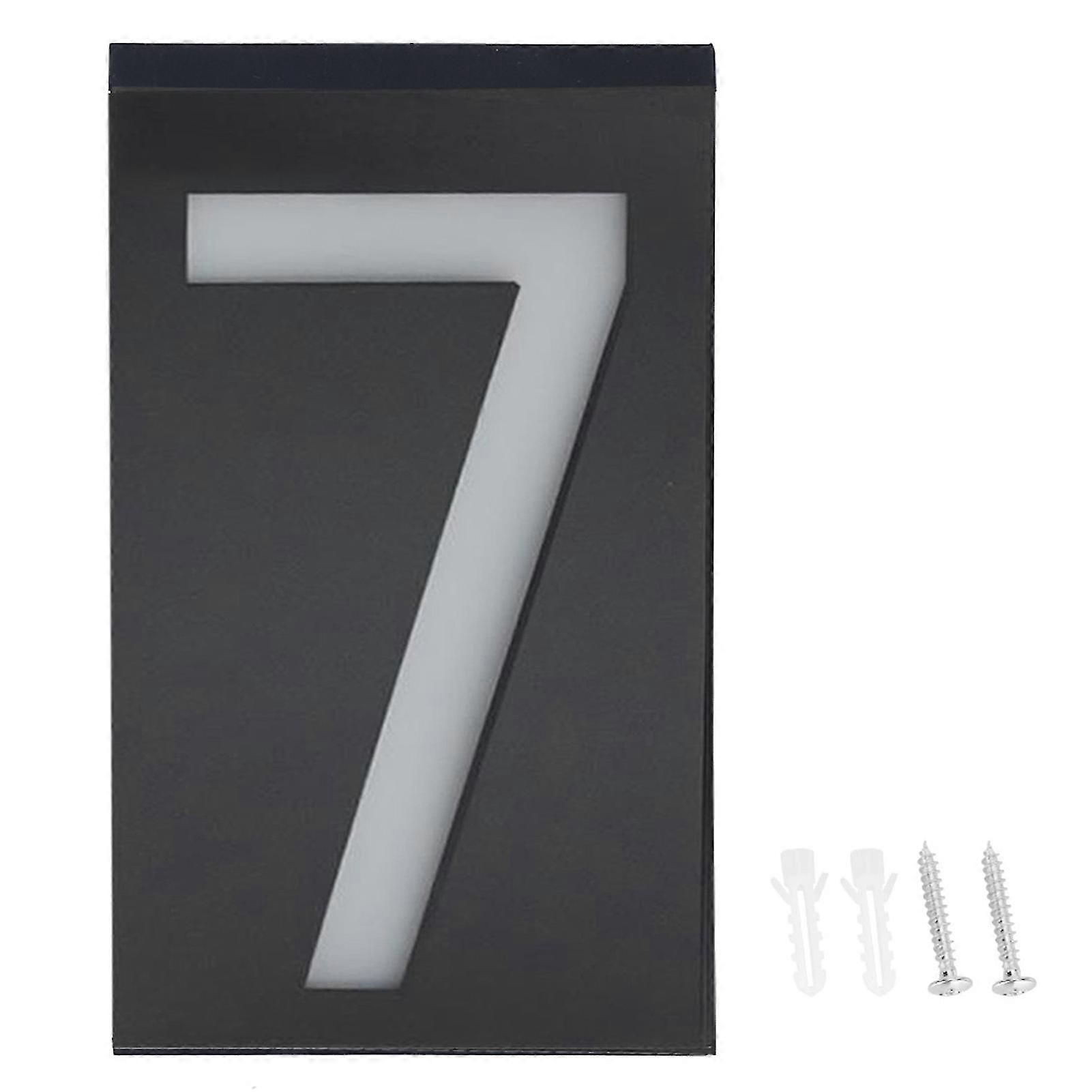 Outdoor Solar LED Number Sign with Voltage Regulator Transistors - 70PCS Kit for House Hotel Store Address Lighting