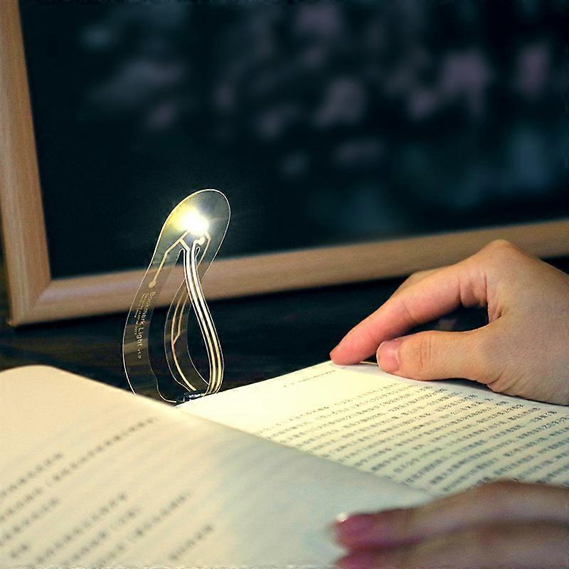 Dww-2 pices Lampe de lecture portable signet Lampe de lecture, lampe de lecture pour le coucher, compacte et durable, un cadeau pour les enfants lect