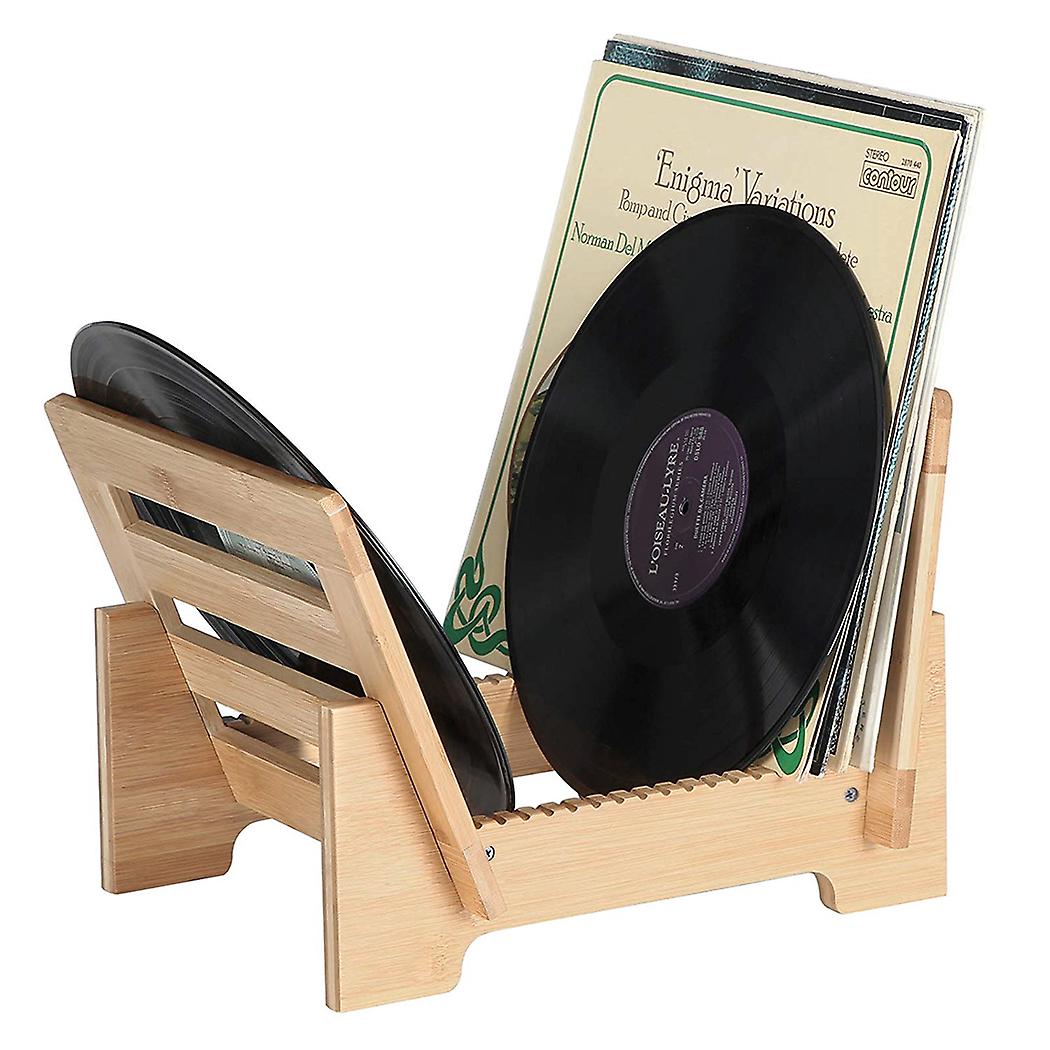 Vinyl Record Lp Storage Stand Desktop