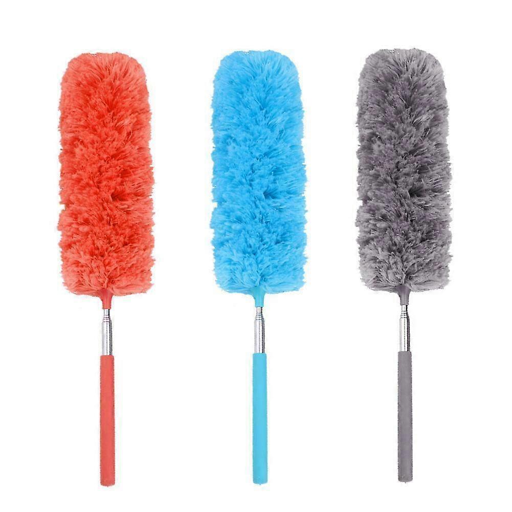 Feather Duster Telescopic Handle Microfiber for Home