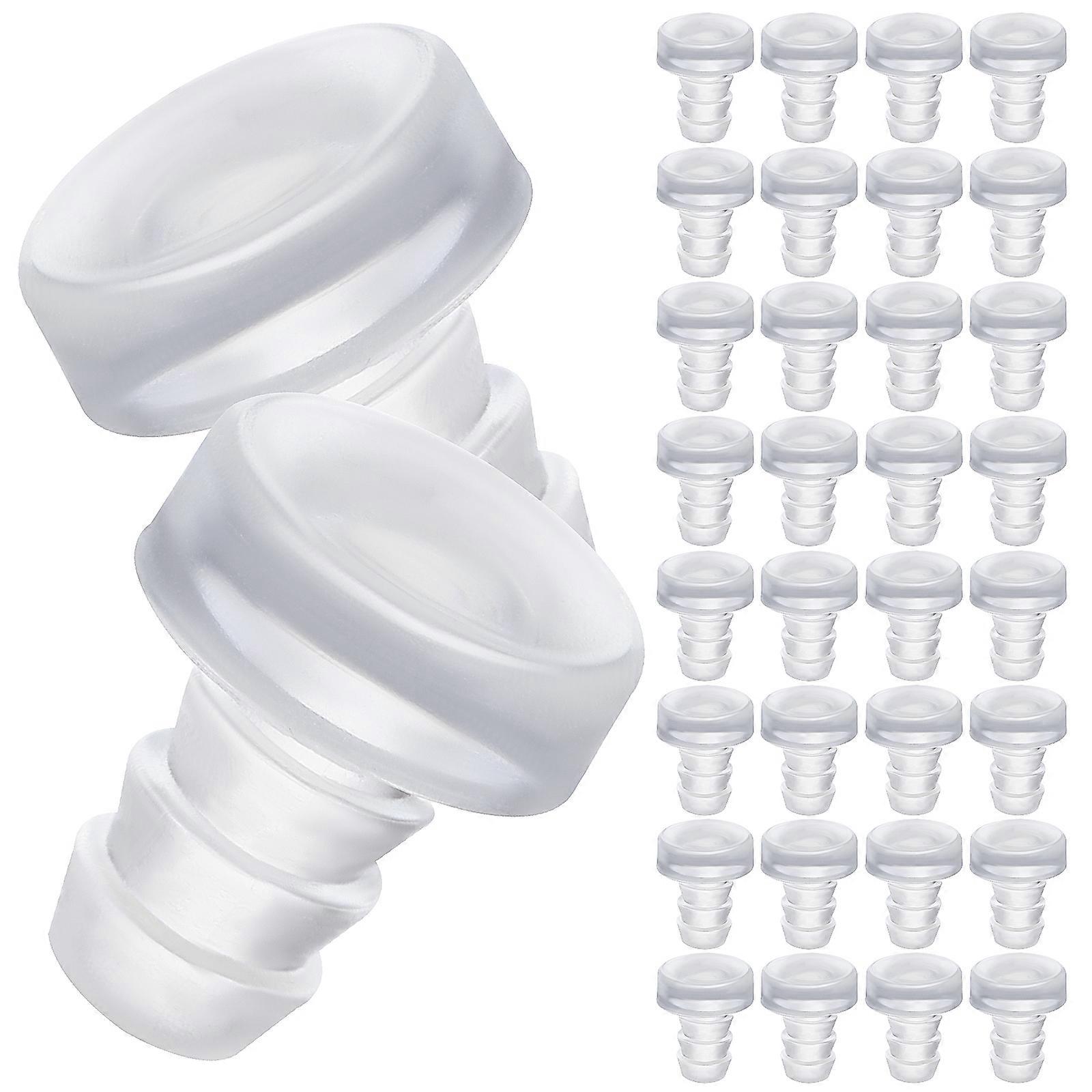 200 Pz Trasparente PVC Stop Paraurti Anti-collisioni Tavolo Paracolpi Mobili Tamponi per Armadio Ante Cassetti