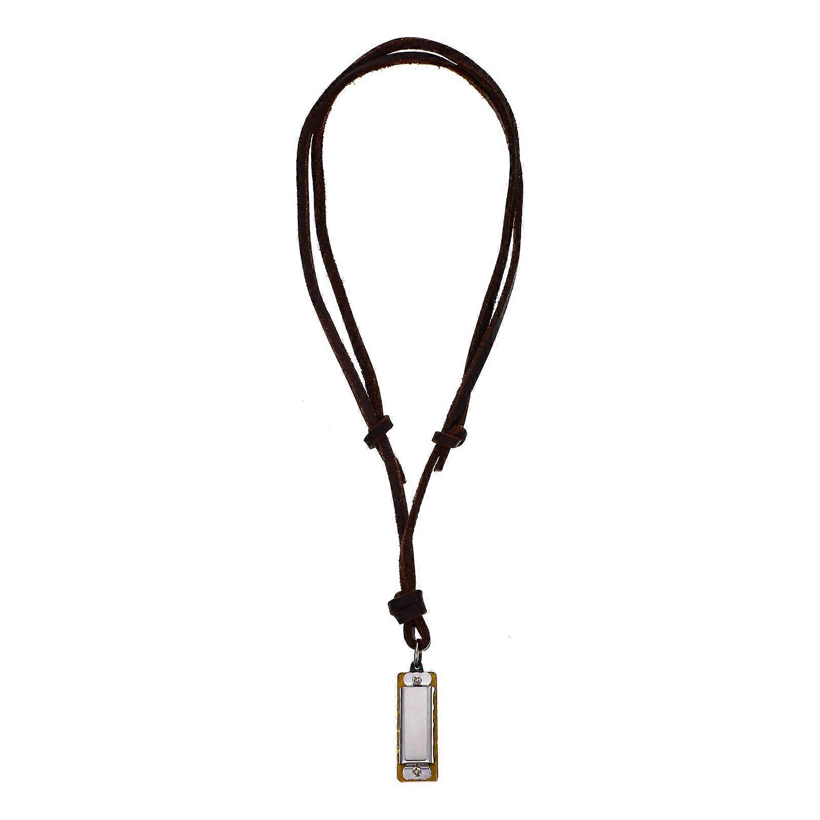 Creative Necklaces with Harmonica Charm Small Harmonica Jewelry Pendant