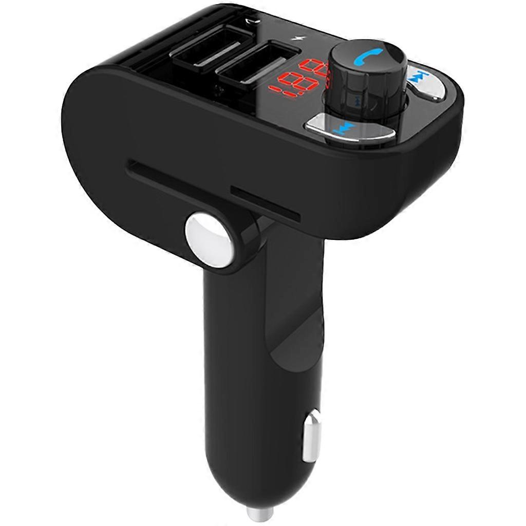 Fast Charging Solution Car Bluetooth-compatible FM Transmitter Double USB Port