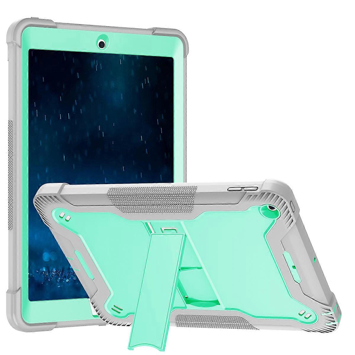 iPad 9.7(2017/2018) heavy-duty handheld full-body shockproof protective case with built-in stand
