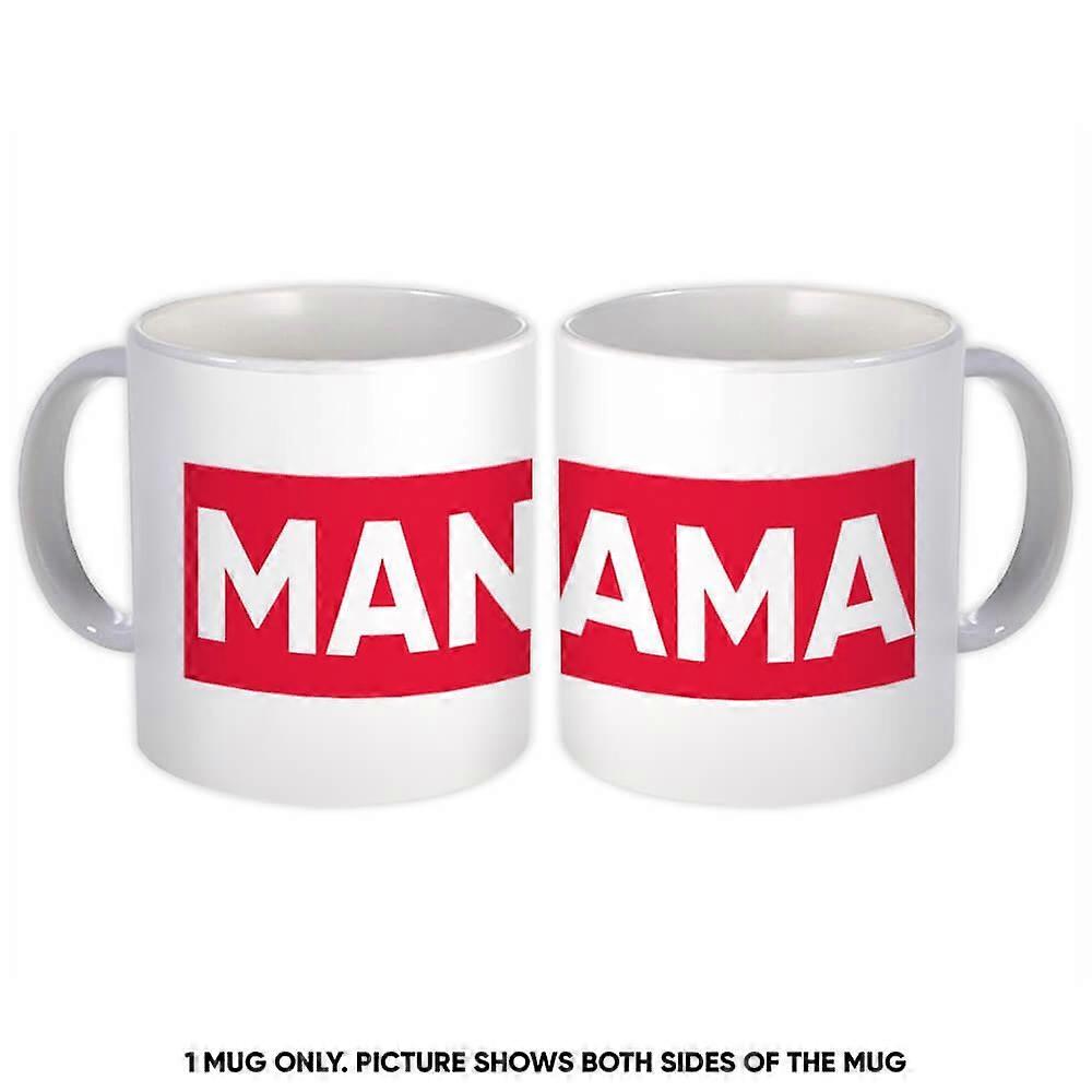 Geschenkbecher: Manama Bahrain Rot