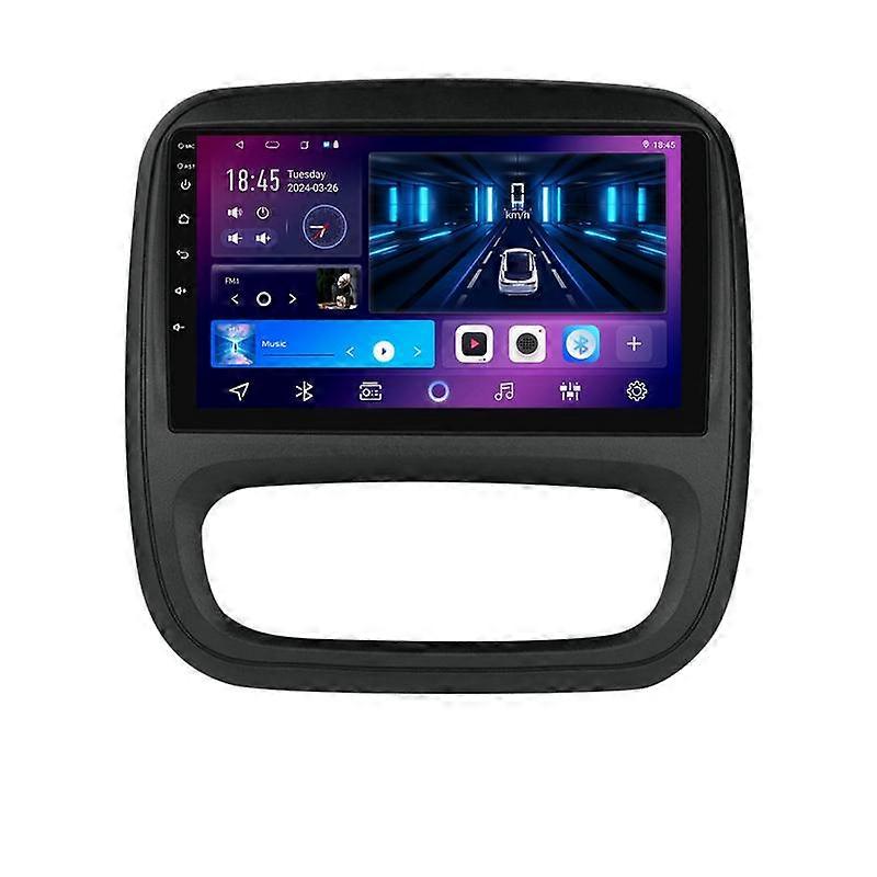 2 דין עבור רנו Trafic 3 2014 - 2021 עבור אופל Vivaro B 2014 - 2019 רכב רדיו Carplay 4g 8-core Wifi אנדרואיד אוטומטי רכב סטריאו רכב מולטימדיה וידאו Pla