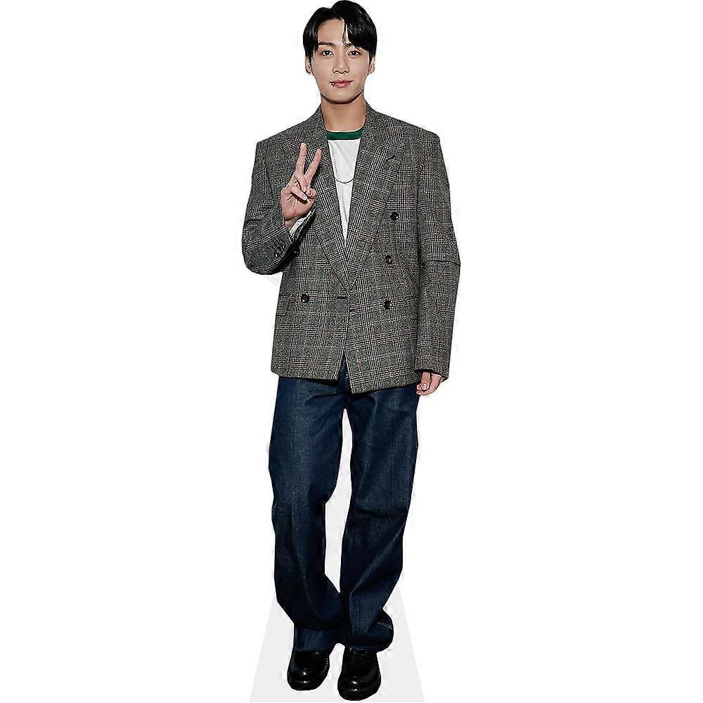 Jungkook (Coat) Cardboard Cutout (lifesize OR mini size). Standee. Stand Up.