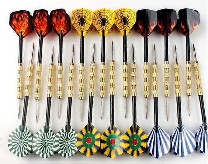 18pcs Professional Steel Tip Darts- With Nice Flights