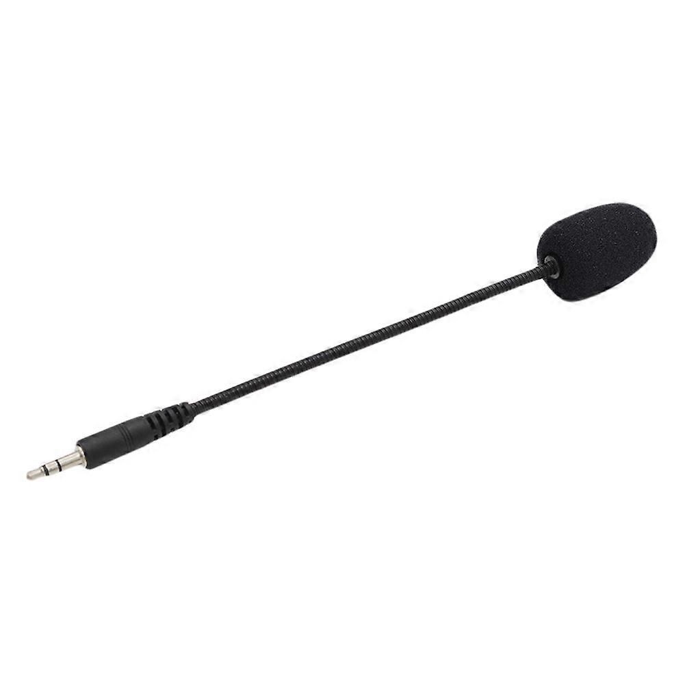 Universal 3.5mm Plug External Headset Microphone Mic for Mobile Phone PC Laptop