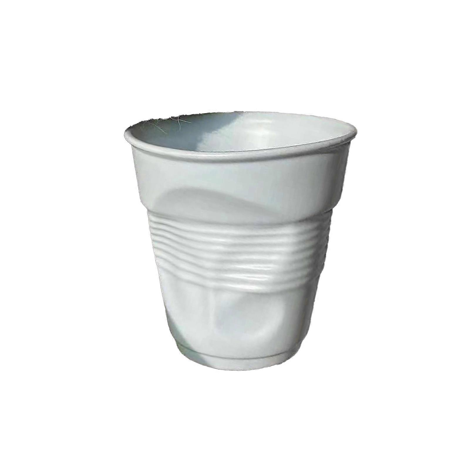 Elegant Fine Texture Coffee Cup Ceramic Creative Irregular Shape Water Cup for Home