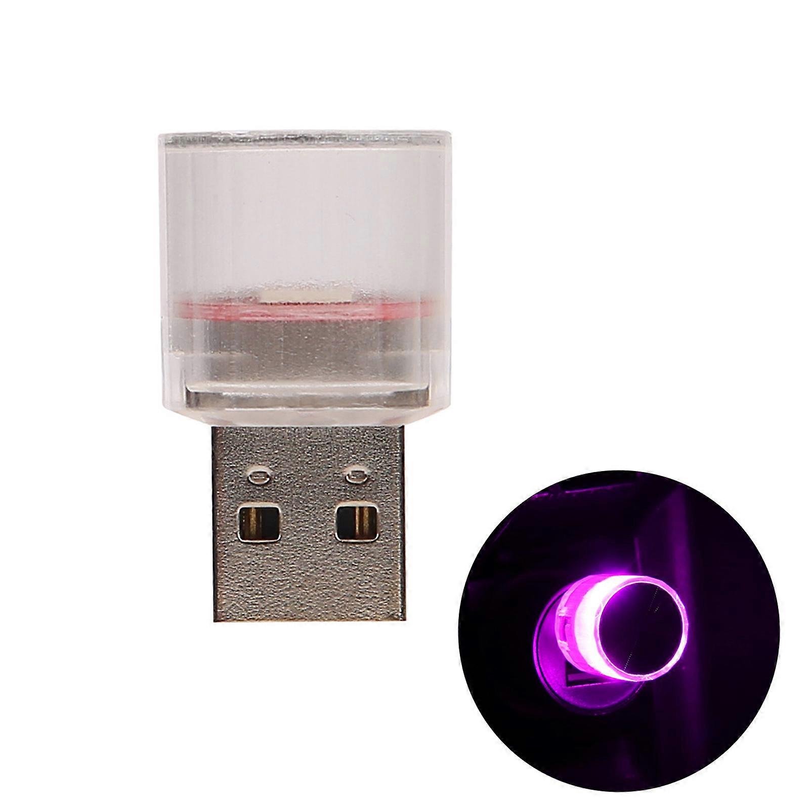 USB Car Lamp Mini Size Plug-Play Portable Universal LED Atmosphere Light Emergency Lighting Room Decoration
