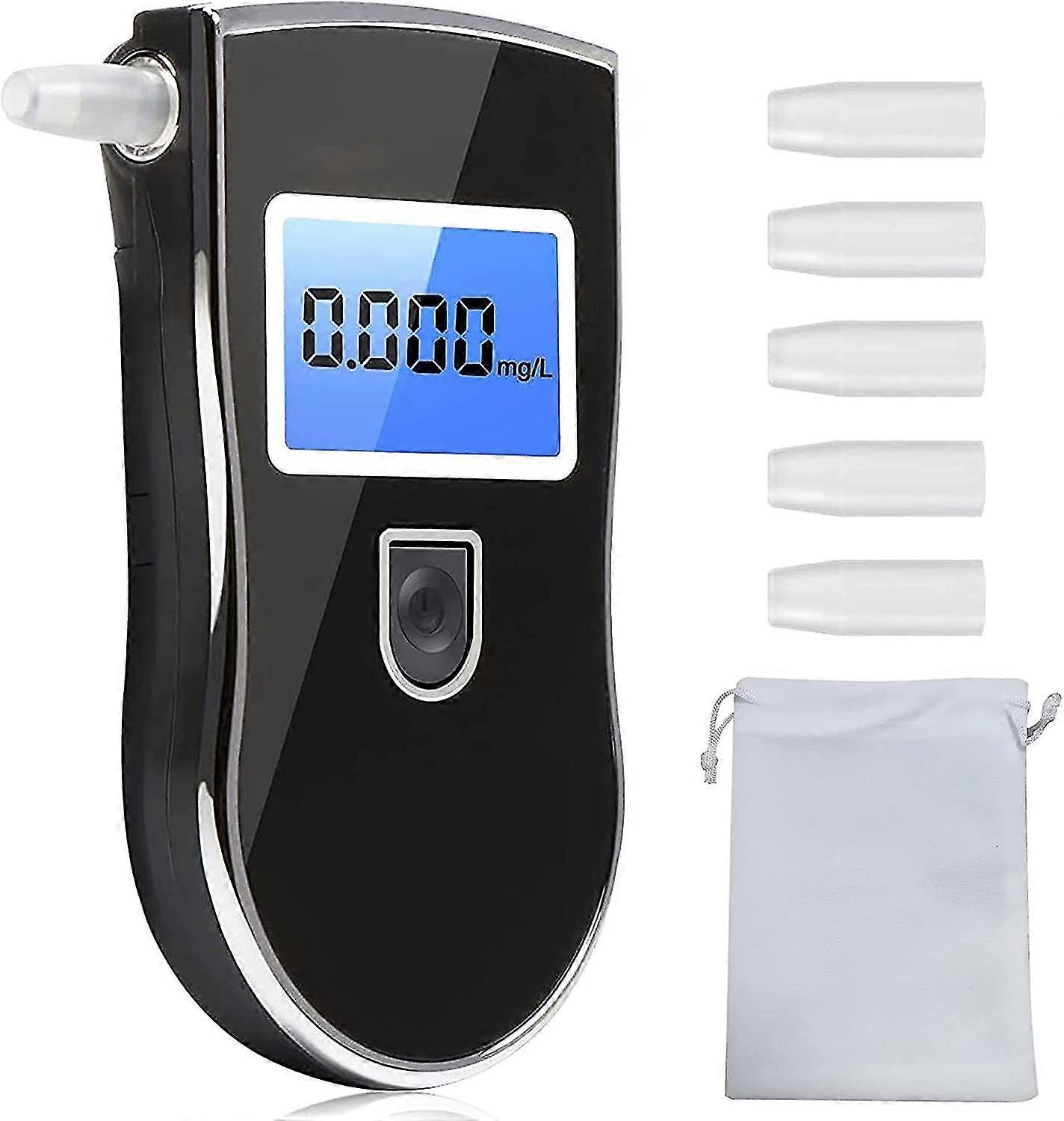 Breathalyzer, Portable Breathalyzer With Digital Lcd Display Accurate Alcohol