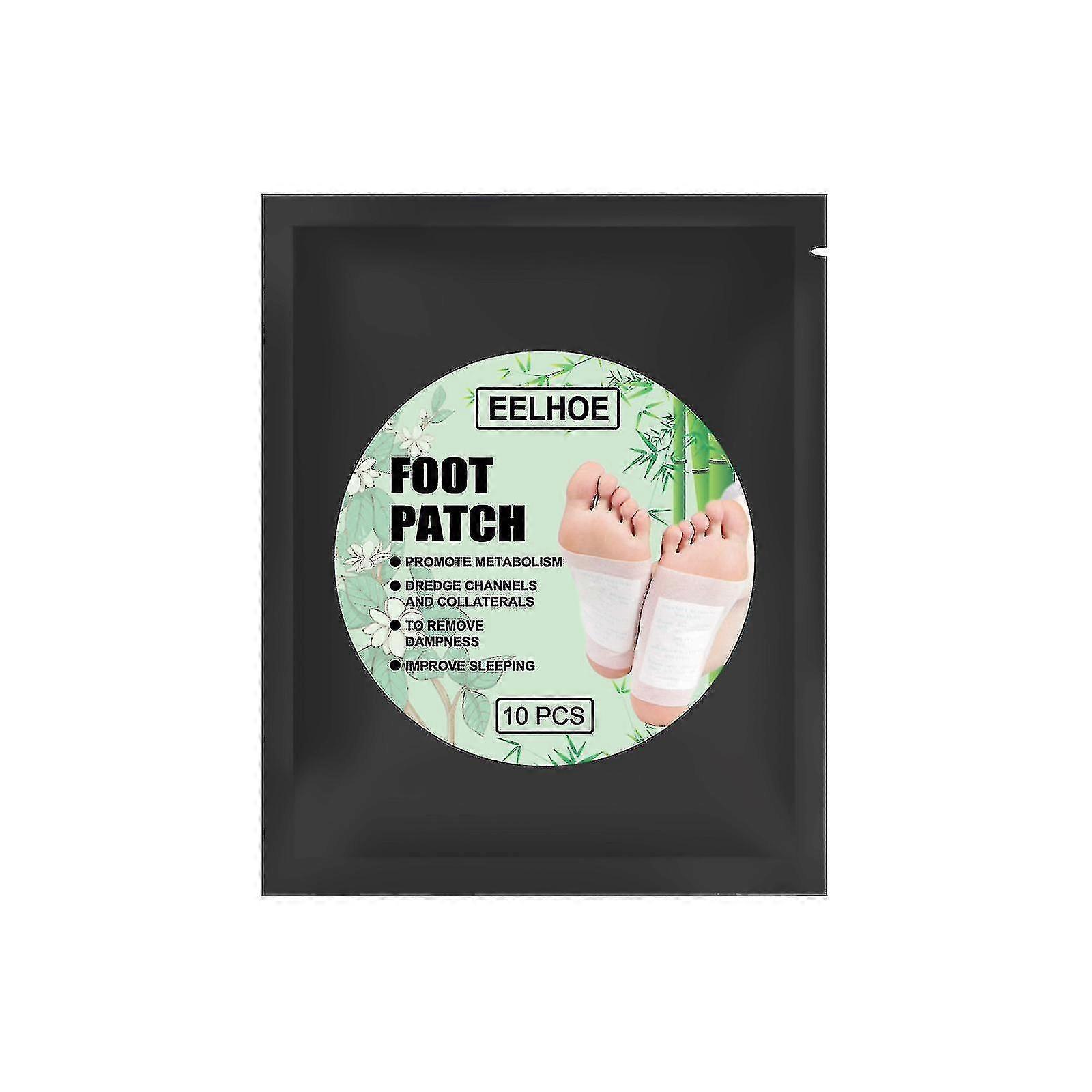 naturlig bambus kull fot patch