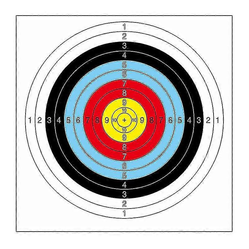 25pcs Archery Targets, 10 Rings 16 X 16 Inches Paper Archery Target Targets Paper Standard Archery For Target Practice