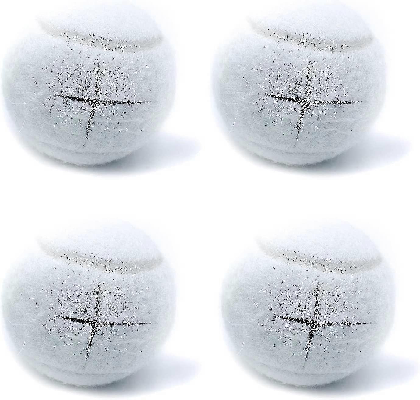 4 palline da tennis pretagliate per gambe di mobili e protezione del pavimento, rivestimenti in feltro resistenti e di lunga durata