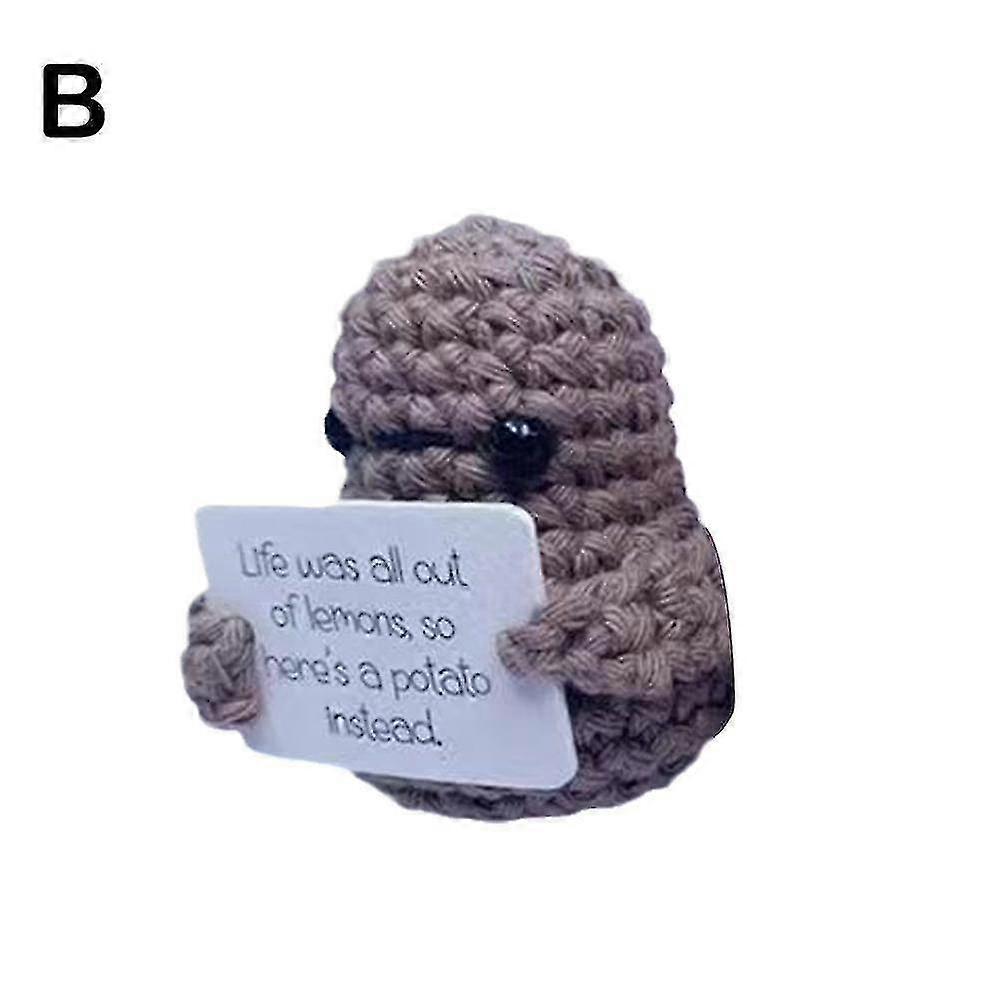 Knitting Potato Inspired Toy Tiny Doll Tams