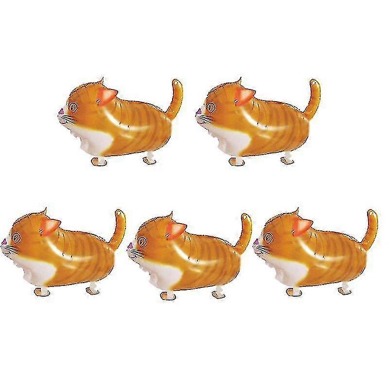 5pcs Cat Walking Balloons