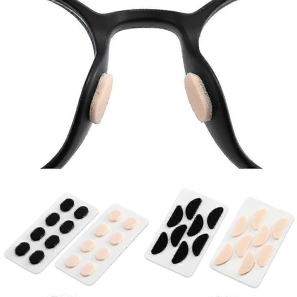 20 Pairs In Foam Self-adhesive Sticky Anti-slip Nose Pads Glasses Eyeglass Sunglasses