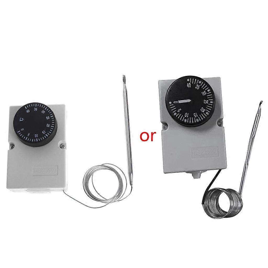  Gauges Meter AC220V 0-40 Temperature Switch Capillary Thermostat Controller
