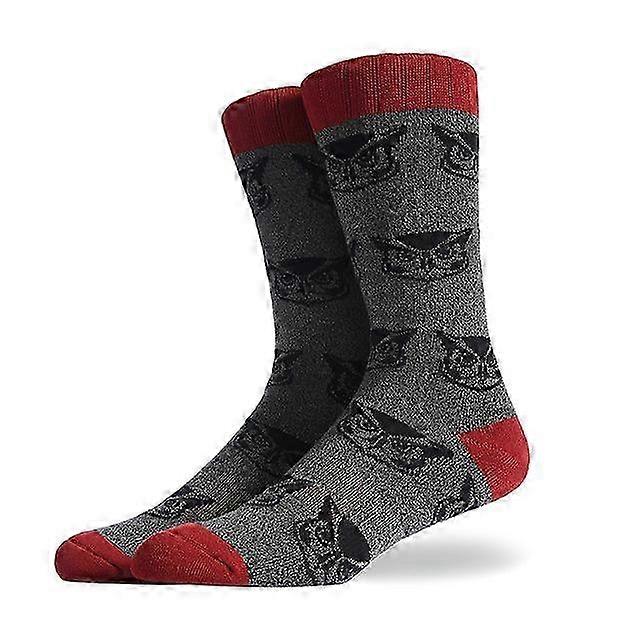 3 pairs funny socks peonfly for men