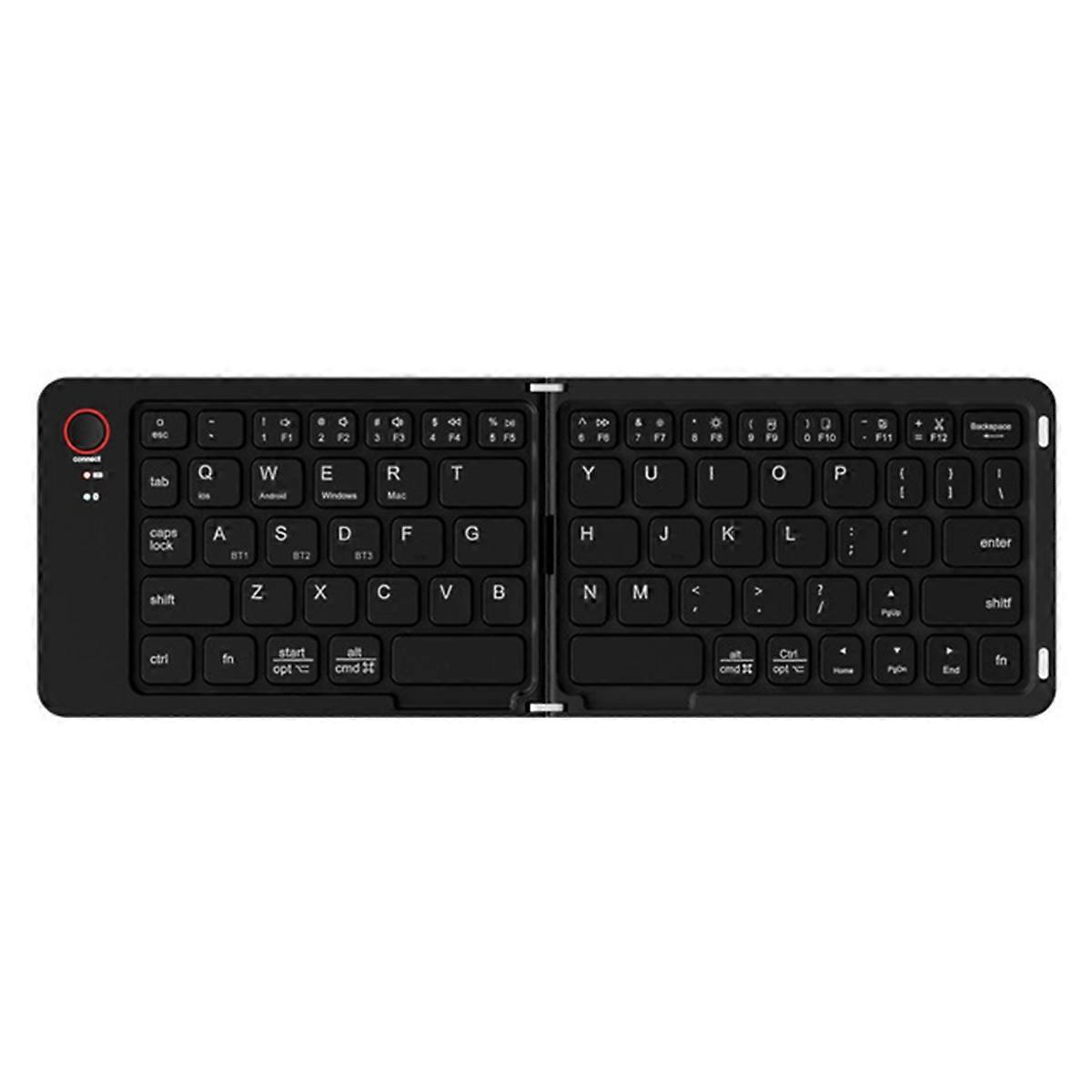 Portable Bluetooth Foldable Keyboard for IOS/Android/ Tablet MobilePhone Portable Keyboard ComputerAccessories,A