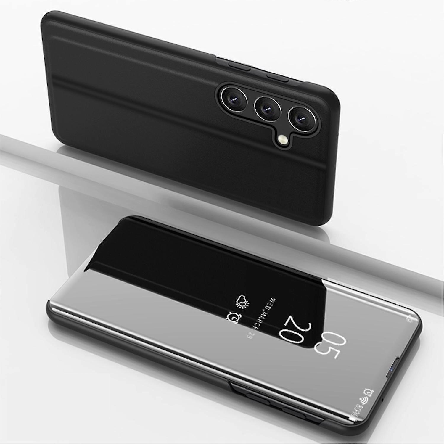 For Samsung Galaxy A15 View Mirror Phone Smart Cover Wake UP Black